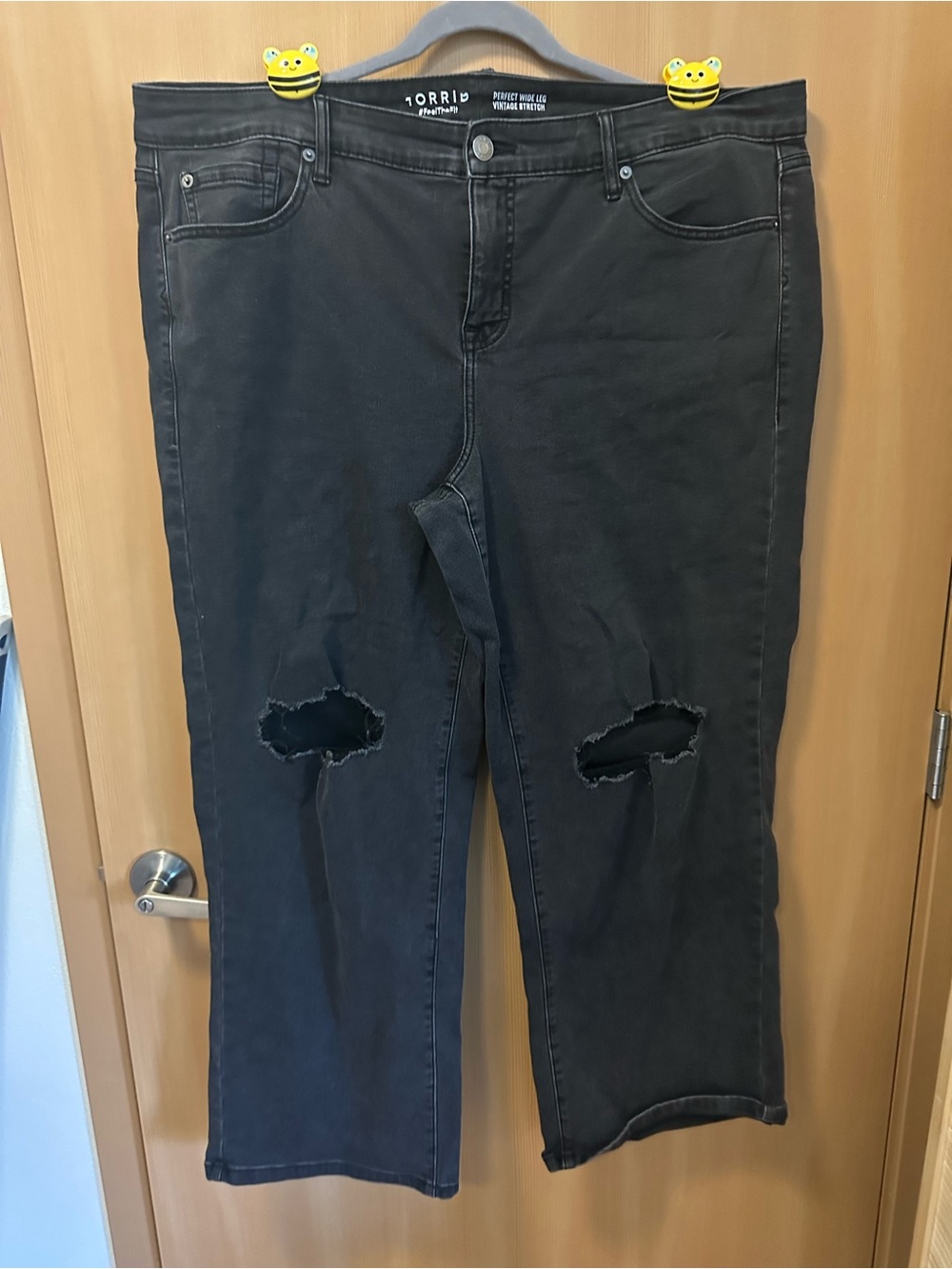 torrid Black Vintage Stretch Wide Leg Jeans